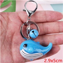 Cute Cartoon Whale Keychain Key Ring