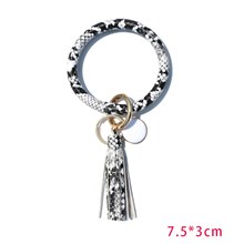 Snake Key Ring Bangle Bracelet Wristlet Keychain