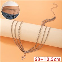 Fashion Snake Alloy Waist Chain Jewelry Accessories