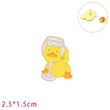 Cute Cartoon Animal Duck Enamel Pin Brooch