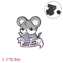 Cute Mouse Rat Enamel Pin Brooch