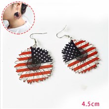 Independence Day USA Acrylic Earrings