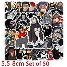 Gorilla Stickers Funny Animals Waterproof Vinyl Laptop Phone Water Bottle Stickers