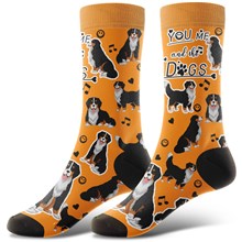 Novelty Bernese Mountain Dog Socks Funny Pet Dog Socks