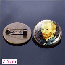 Van Gogh Lapel Hat Pin Tie Tack Pinback