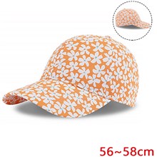 Flower Floral Baseball Cap for Women Ponytail Hat Fashionable Low Profile Adjustable Baseball Hat