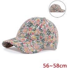 Flower Floral Baseball Cap for Women Ponytail Hat Fashionable Low Profile Adjustable Baseball Hat