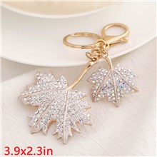 Maple Leaf Alloy Keychain Key Ring Jewelry