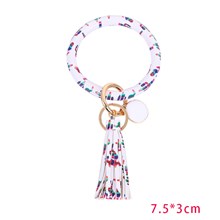 Cactus Key Ring Bangle Bracelet Wristlet Keychain
