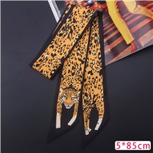 Leopard 3D Animal Handbag Handle Wrap Scarf Headband For Women