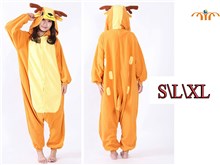 Cartoon Deer Kigurumi Onesie Cosplay Animal Jumpsuit Costume