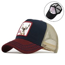 Deer Mesh Baseball Snapback Cap