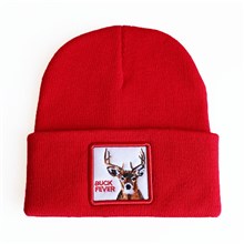 Deer Red Knit Hat