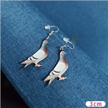 Funny Pigeon Acrylic Earrings