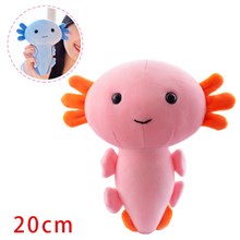 Kawaii Pink Axolotl Plush Toy Stuffed Animal Pillow Toy Doll