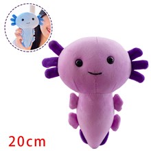 Kawaii Purple Axolotl Plush Toy Stuffed Animal Pillow Toy Doll