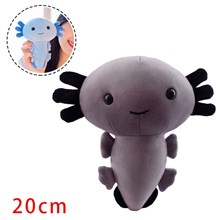 Kawaii Grey Axolotl Plush Toy Stuffed Animal Pillow Toy Doll