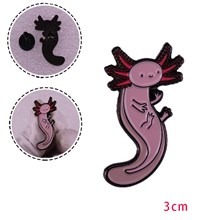 Axolotl Cartoon Enamel Brooch Pin Badge