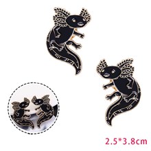 Axolotl Cartoon Enamel Brooch Pin Badge