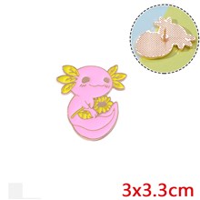 Cute Axolotl Enamel Pin Brooch Badge 
