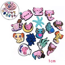 Axolotl Cartoon Shoe Charms Funny Decorations Accessories For Shoes