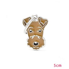 Fox Terriers Alloy Keychain