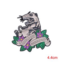 Cartoon Opossum Enamel Pin Brooch Badge