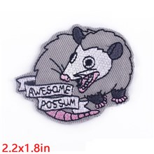 Funny Opossum Embroidered Badge Patch