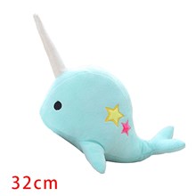 Cute Narwhal Stuffed Animal Plush Toy Adorable Soft Whale Plush Toys