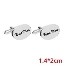Best Man Pair Cufflinks For Fathers Day Gift