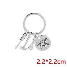 Love You Daddy Keychain For Fathers Day Gift