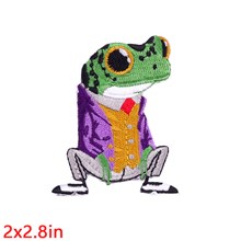 Cartoon Lizard Embroidered Badge Patch