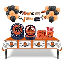Basketball Sports Party Supplies,Sports Birthday Decorations