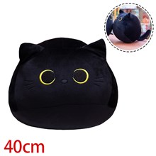 Black Cat Plush Toy Creative Cat Shape Pillow Gift Animal Doll