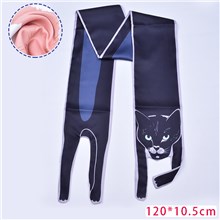 Black Cat 3D Cute Animal Handbag Handle Wrap Skinny Scarf for Women