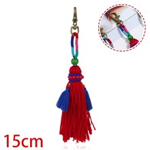 Colorful Boho Tassel Bag Charm Keychain