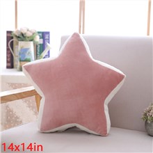Pink Star Shaped Pillow Home Decorative Creative Cushion Plush Stuffed Pillow Candy Color Cushion