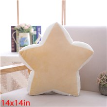 Yellow Star Shaped Pillow Home Decorative Creative Cushion Plush Stuffed Pillow Candy Color Cushion