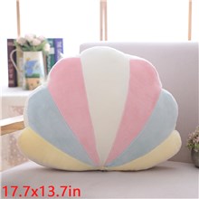Shell Shaped Pillow Home Decorative Creative Cushion Plush Stuffed Pillow Candy Color Cushion