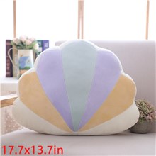 Shell Shaped Pillow Home Decorative Creative Cushion Plush Stuffed Pillow Candy Color Cushion