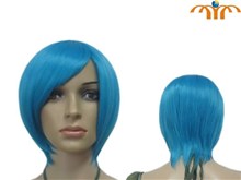 Anime Cosplay Blue Wig 