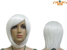 Anime Cosplay White Wig 