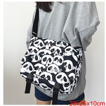 Cartoon Panda Nylon Shoulder Bag