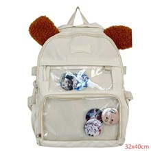 Anime Dog White Backpack Itabag