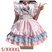 Japan Anime Cosplay Apron Maid Fancy Dress Costume