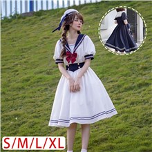 Japan Anime Cosplay Costume Lolita Gothic Uniform Dress