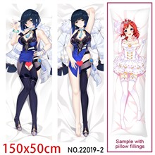 Anime Girl Ye Lan Dakimakura Hugging Body Pillow Case Cover