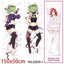 Anime Girl Kuki Shinobu Dakimakura Hugging Body Pillow Case Cover