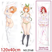 Anime Girl Nakano Yotsuba Dakimakura Hugging Body Pillow Case Cover