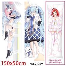 Anime Girl Miku Dakimakura Hugging Body Pillow Case Cover